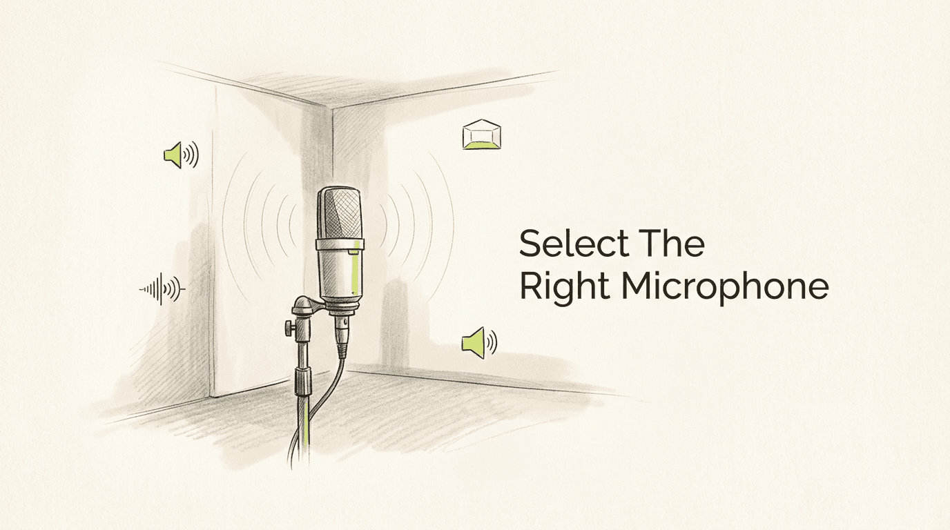 How to Choose the Right Mic for Music Recording in Any Room